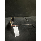 Bebe Women’s Oversized Shield Sunglasses – Gold Metal Frame with Rhinestone Accents –(NWT)