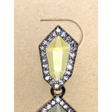 CHLOE + ISABEL geometric faceted drop earrings - E090