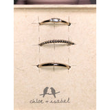 CHLOE & ISABEL petite baguette ring set -R191CLSG