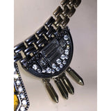 CHLOE + ISABEL imperial gem warrior statement necklace - N058