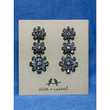 CHLOE + ISABEL crystal floral drop earrings - E266