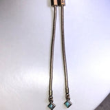 CHLOE + ISABEL geometric turquoise lariat statement necklace - N089