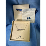 CHLOE + ISABEL  pave triangle baguette pendant necklace - N689CLSG