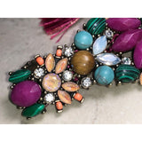 CHLOE + ISABEL jardin gemstone bloom statement bracelet - B003