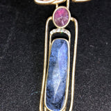 CHLOE + ISABEL indigo horizon linear pendant necklace - N175