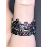 CHLOE + ISABEL queen's lace ring-rhodium-R0266