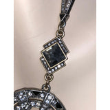 CHLOE + ISABEL noir deco warrior statement necklace - N103