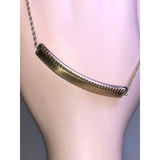 CHLOE & ISABEL Gold-Tone Bar Bracelet with Crystal Pave Border - B037