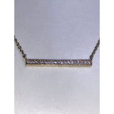 Chloe + Isabel pavé bar necklace- N169