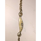 CHLOE + ISABEL amazonite art deco long pendant necklace - N002