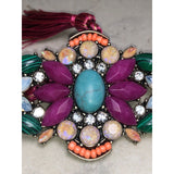 CHLOE + ISABEL jardin gemstone bloom statement bracelet - B003