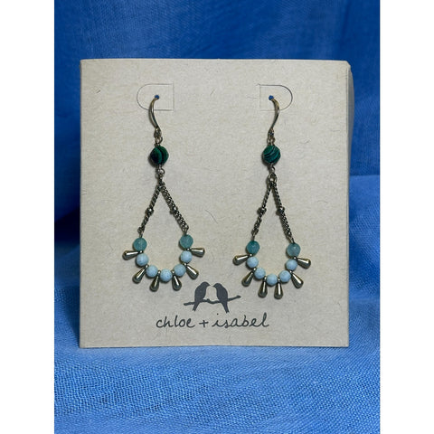 CHLOE + ISABEL mystic mandala chandelier drop earrings-E072