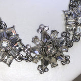 CHLOE + ISABEL Frosted Crystal Cascade Collar Necklace - H012