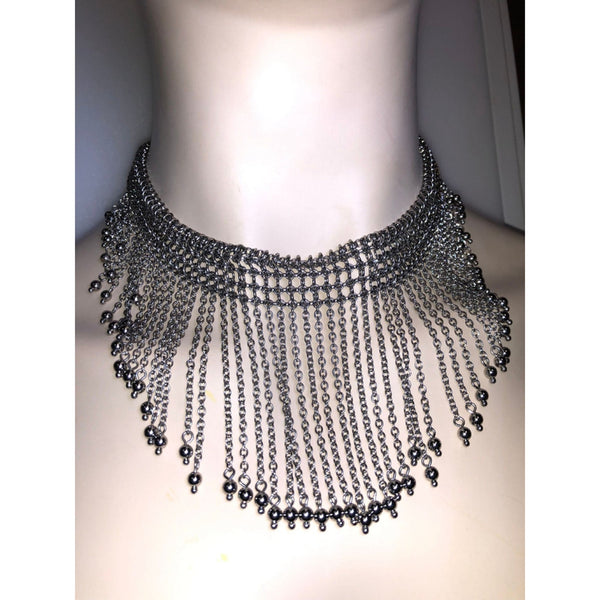 CHLOE & ISABEL waterfall statement collar necklace - N091