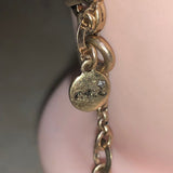 CHLOE + ISABEL golden lotus hand chain bracelet- B073