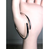 CHLOE & ISABEL Curved Silver Bracelet -B024