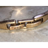 CHLOE + ISABEL antiqued gold floral statement cuff bracelet - B446MEG