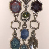 CHLOE + ISABEL midnight mosaic geo statement necklace - N177