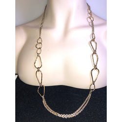 CHLOE + ISABEL sculpted open-link long statement necklace - N139