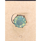 CHLOE + ISABEL aqua crystal stud earrings - E015A