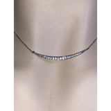 CHLOE & ISABEL tapered pave bar necklace - N647CLSS