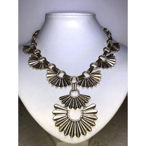 CHLOE & ISABEL gilded sensu statement necklace - N702MEG