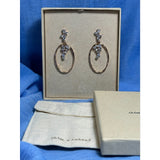 CHLOE + ISABEL rose gold crystal oval drop earrings - E493CLSRG