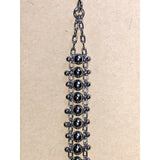 CHLOE + ISABEL Silver-Tone Beaded Chain Drop Earrings - E069