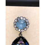 CHLOE + ISABEL Crystal Fringe Statement Drop Earrings - E013