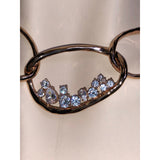 CHLOE & ISABEL anniversary rose gold statement necklace-N140