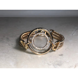CHLOE + ISABEL anniversary gold bracelet-B035