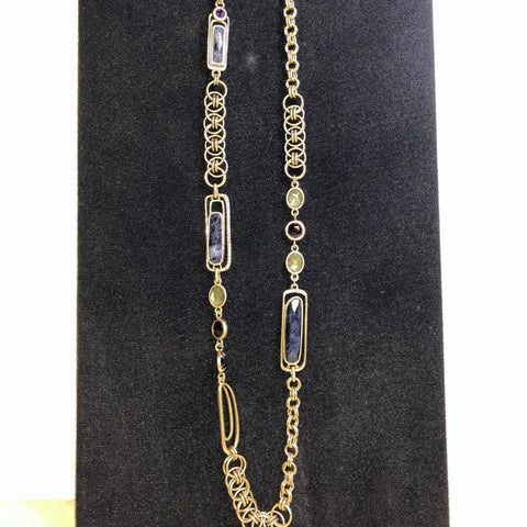 CHLOE + ISABEL midnight ledger long station necklace - N174