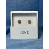 CHLOE + ISABEL june birthstone crystal stud earrings - E487PISG