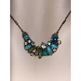 CHLOE & ISABEL boho azure cascade layered necklace - N035
