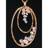 CHLOE + ISABEL anniversary rose gold pendant necklace - N144