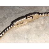 Chloe + Isabel Gold Bangle Bracelet W/ Crystals - B432MBG