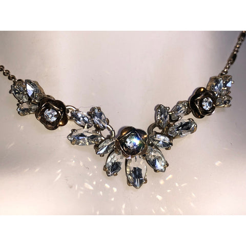 CHLOE + ISABEL crystal bloom vintage-inspired necklace - N078