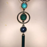 CHLOE + ISABEL tranquil elements y-drop gemstone necklace - N151