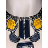 CHLOE + ISABEL imperial gem warrior statement necklace - N058