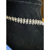 CHLOE + ISABEL silver fan statement necklace - N213