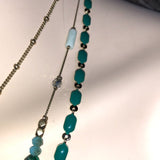 CHLOE + ISABEL boho layered beaded elephant pendant necklace - N088