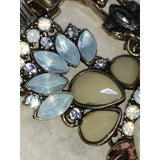 CHLOE + ISABEL gilded petals statement floral cuff bracelet - B039