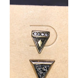 CHLOE + ISABEL pavé n druzy triangle stud earring set - E061