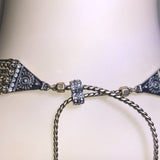 CHLOE + ISABEL warrior queen multi-chain statement collar - N101