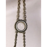 CHLOE + ISABEL aztec mosaic fringe statement necklace - N220