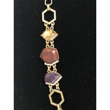 CHLOE + ISABEL geometric multi-stone statement necklace - N171