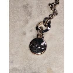 CHLOE + ISABEL rose quartz n shell layered pendant necklace - N121