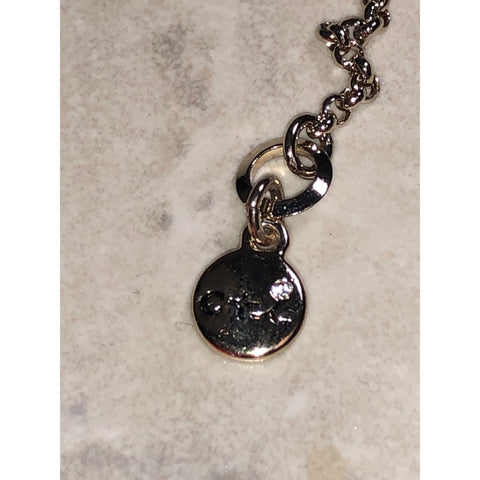 CHLOE + ISABEL rose quartz n shell layered pendant necklace - N121