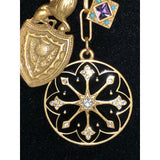 CHLOE + ISABEL medieval charm story long pendant necklace - N172