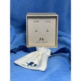 CHLOE + ISABEL pave triangle stud duo earrings(gold)-E002